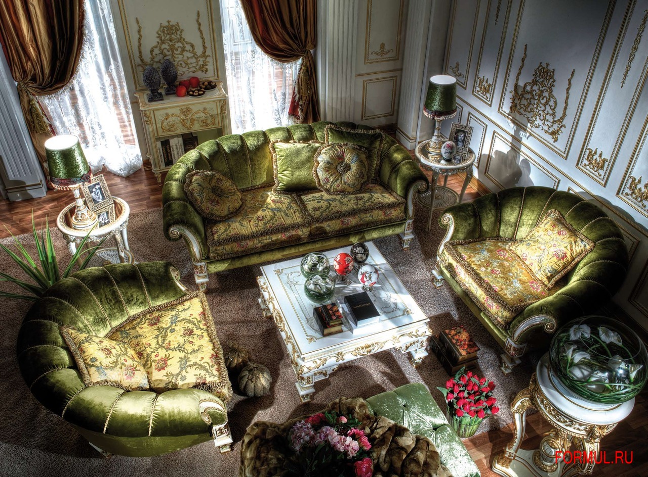 Гостиная Asnaghi Interiors Flowny